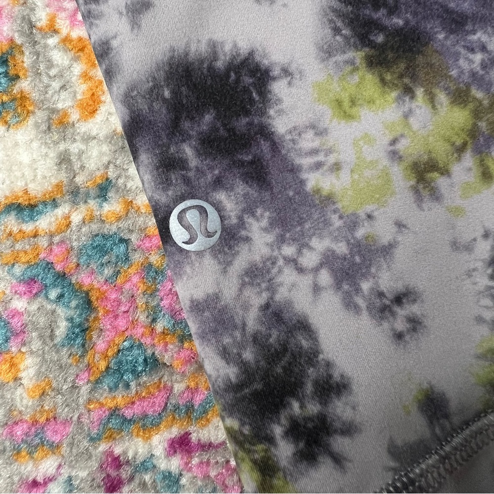 Lululemon Align Legging High Rise 28” Size 14 NWT Radial Tie Dye Mauve Gray - Picture 8 of 13